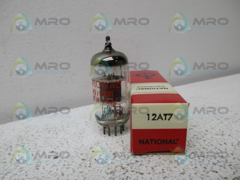 NATIONAL ELECTRONICS 12AT7 VACUUM TUBE *NEW IN BOX*