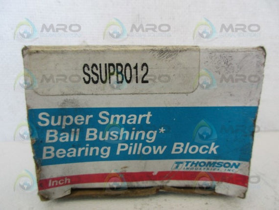 THOMSON SSUPB012 SUPER SMART BALL BUSHING BEARING PILLOW BLOCK *NEW IN BOX*