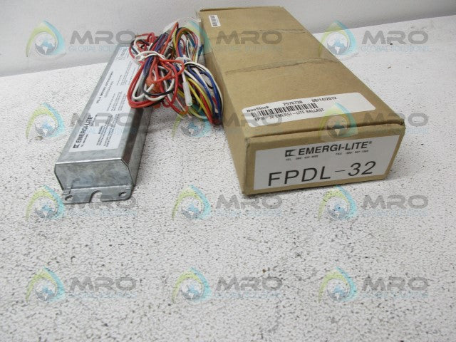 EMERGI-LITE FPDL-32 FLUORESCENT EMERGENCY BALLAST *NEW IN BOX*