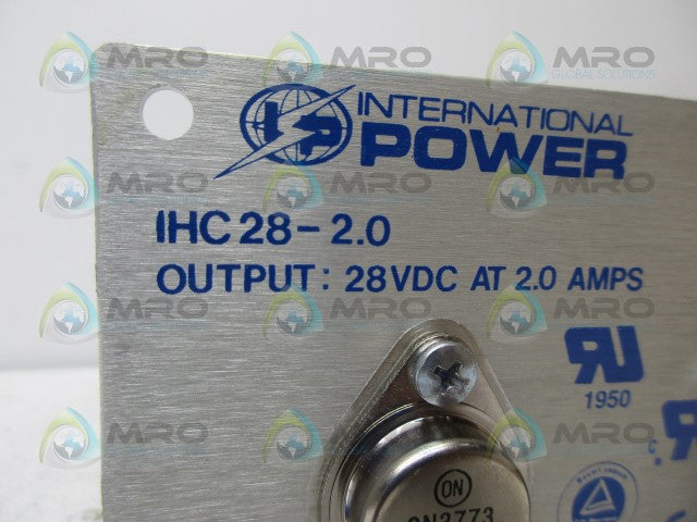 INTERNATIONAL POWER IHC28-2.0 POWER SUPPLY *NEW NO BOX*