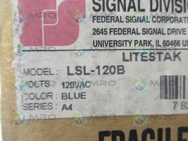 FEDERAL SIGNAL LSL-120B LITESTAK *NEW IN BOX*