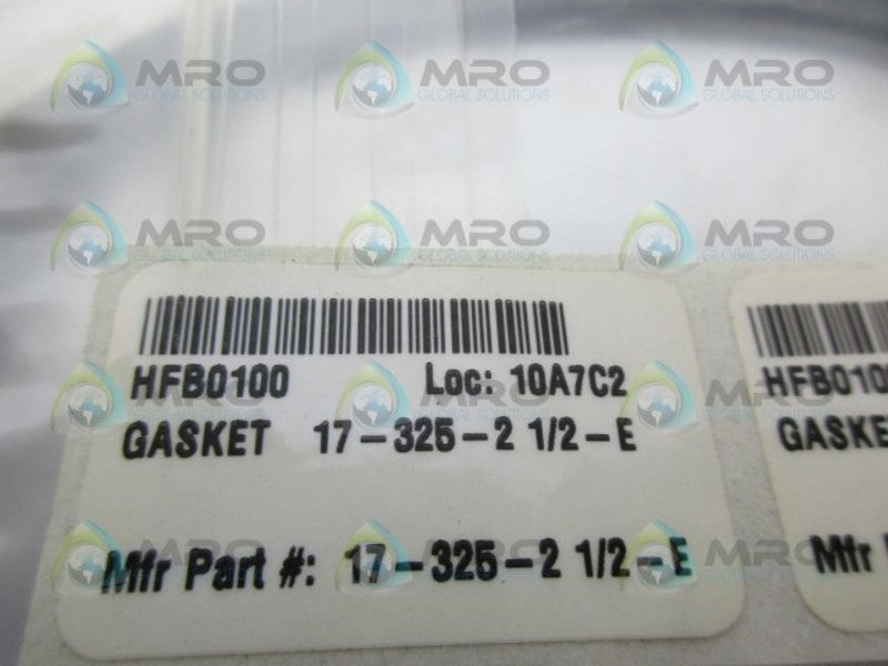 INDUSTRIAL MRO 17-325-2-1/2-E GASKET *NEW IN BAG*