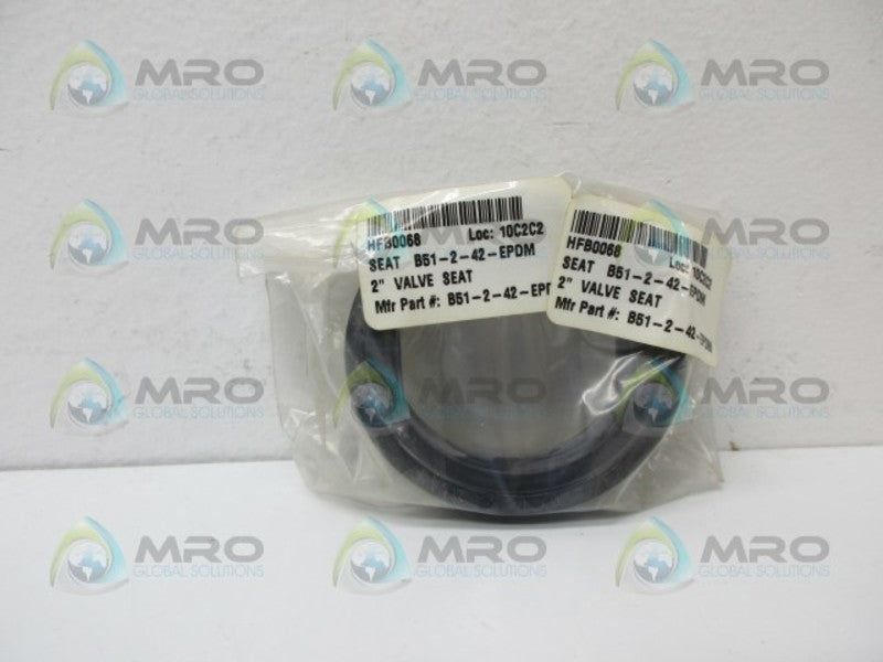 INDUSTRIAL MRO B51-2-42-EPDM 2" VALVE SEAT *NEW IN BAG*