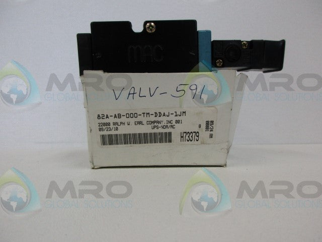 MAC 82A-AB-000-TM-DDAJ-1JM SOLENOID VALVE *NEW IN BOX*
