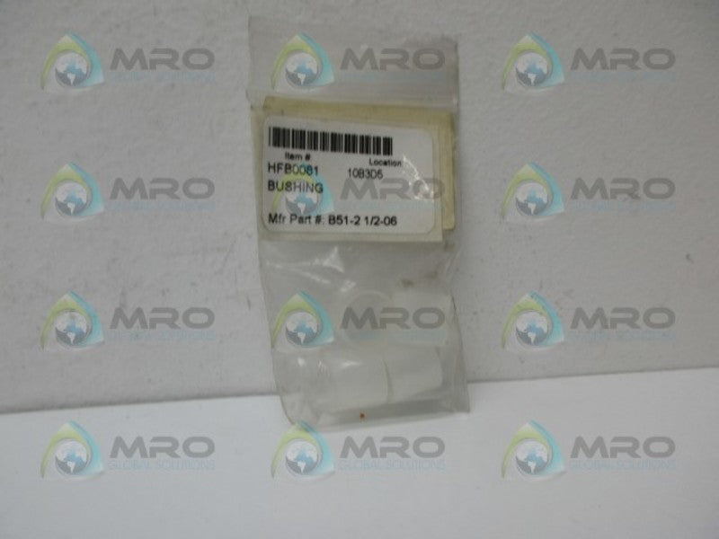 INDUSTRIAL MRO B51-2-1/2-06 BUSHING *NEW IN BAG*