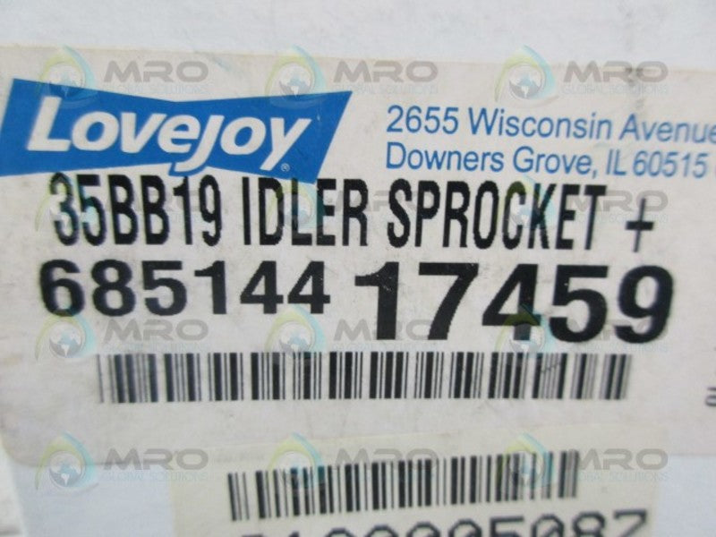 LOVEJOY 68514417459 35BB19 IDLER SPROCKET *NEW IN BOX*