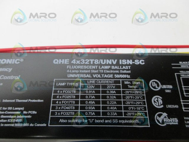 OSRAM QHE4X32T8/UNVISN-SC QUICKTRONIC BALLAST *NEW NO BOX*