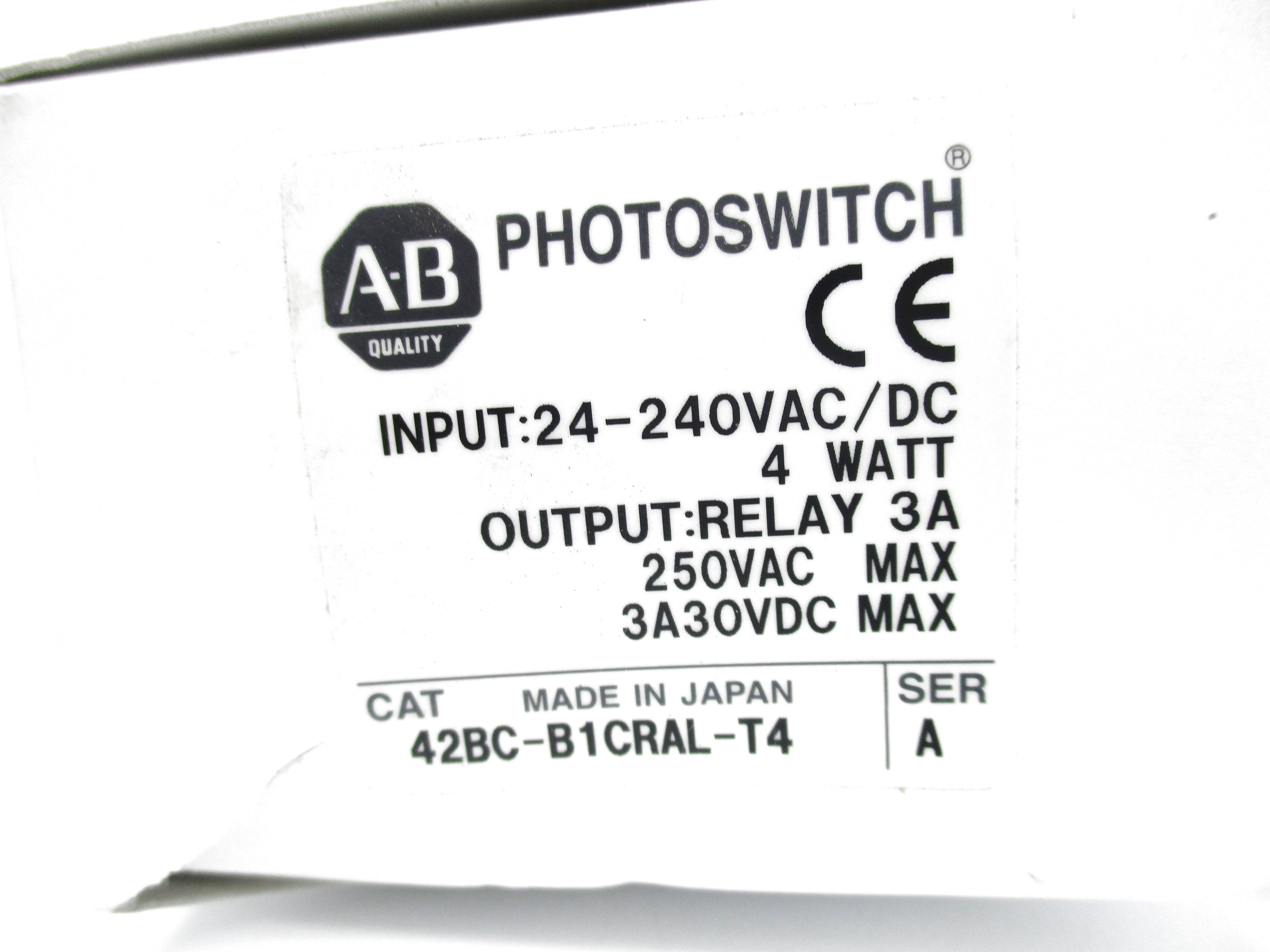 ALLEN BRADLEY 42BC -B1CRAL-TA SER. A (WH) NSMP