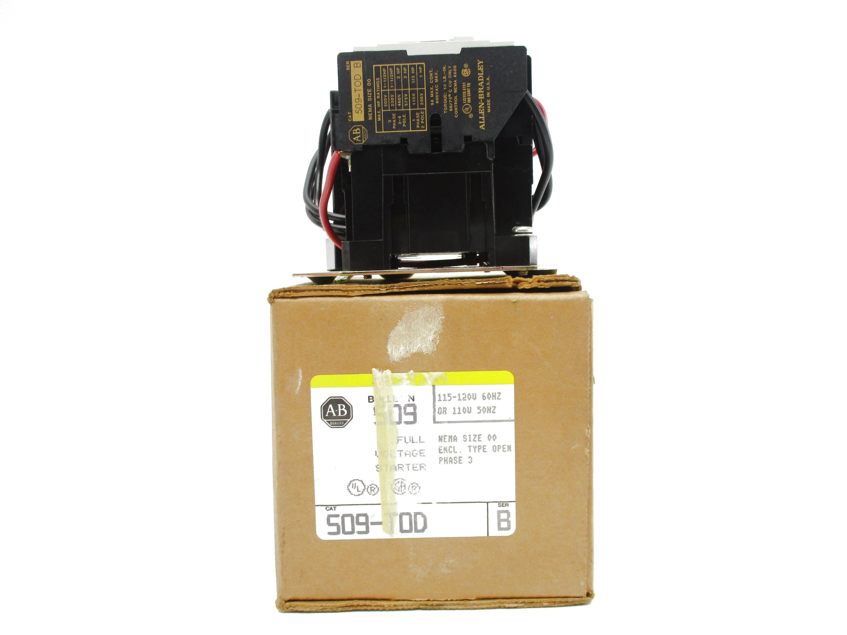 ALLEN BRADLEY 509-T0D SER. B NSMP