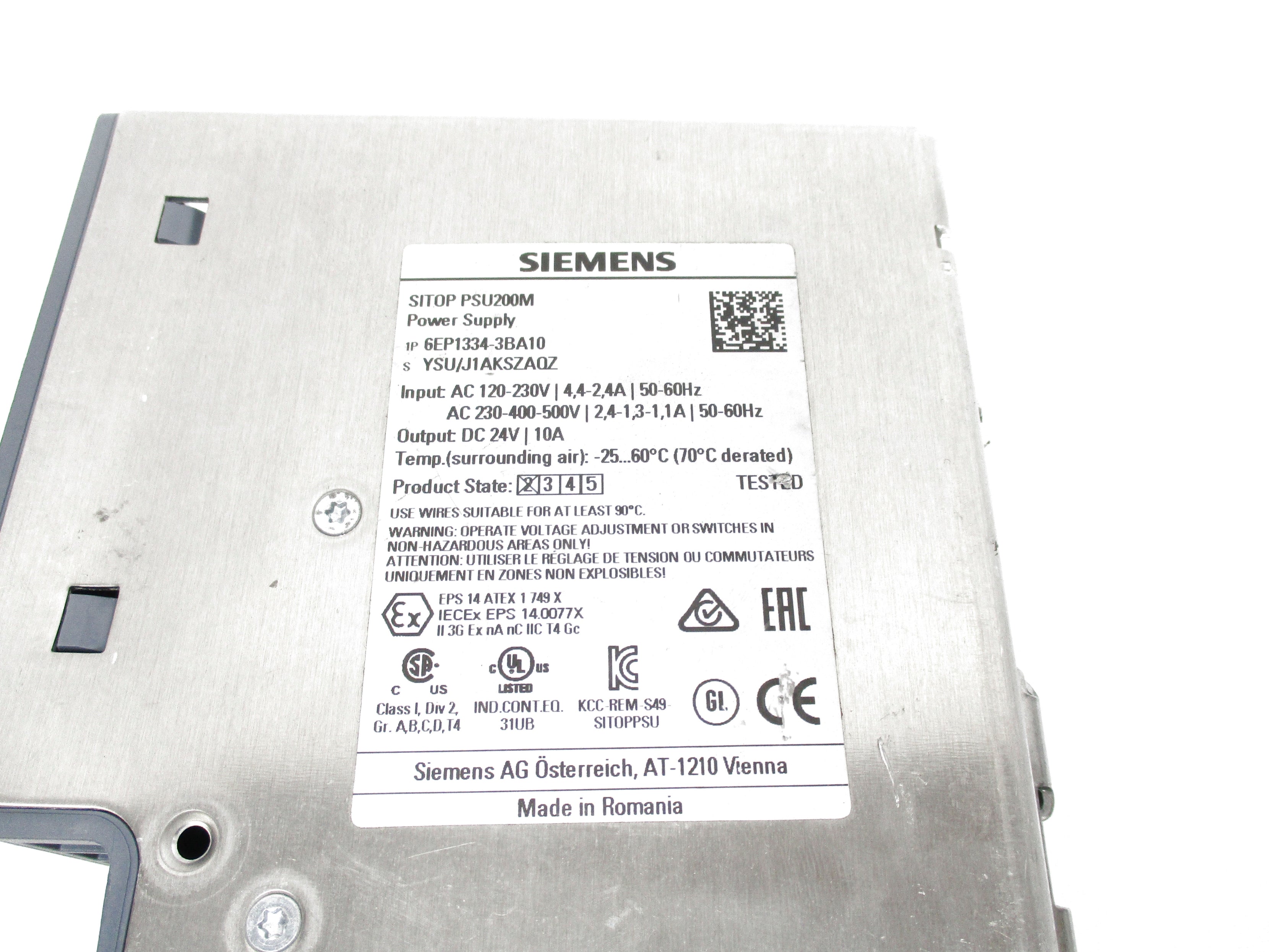 SIEMENS 6EP1334-3BA10 (AS PICTURED) NSNP
