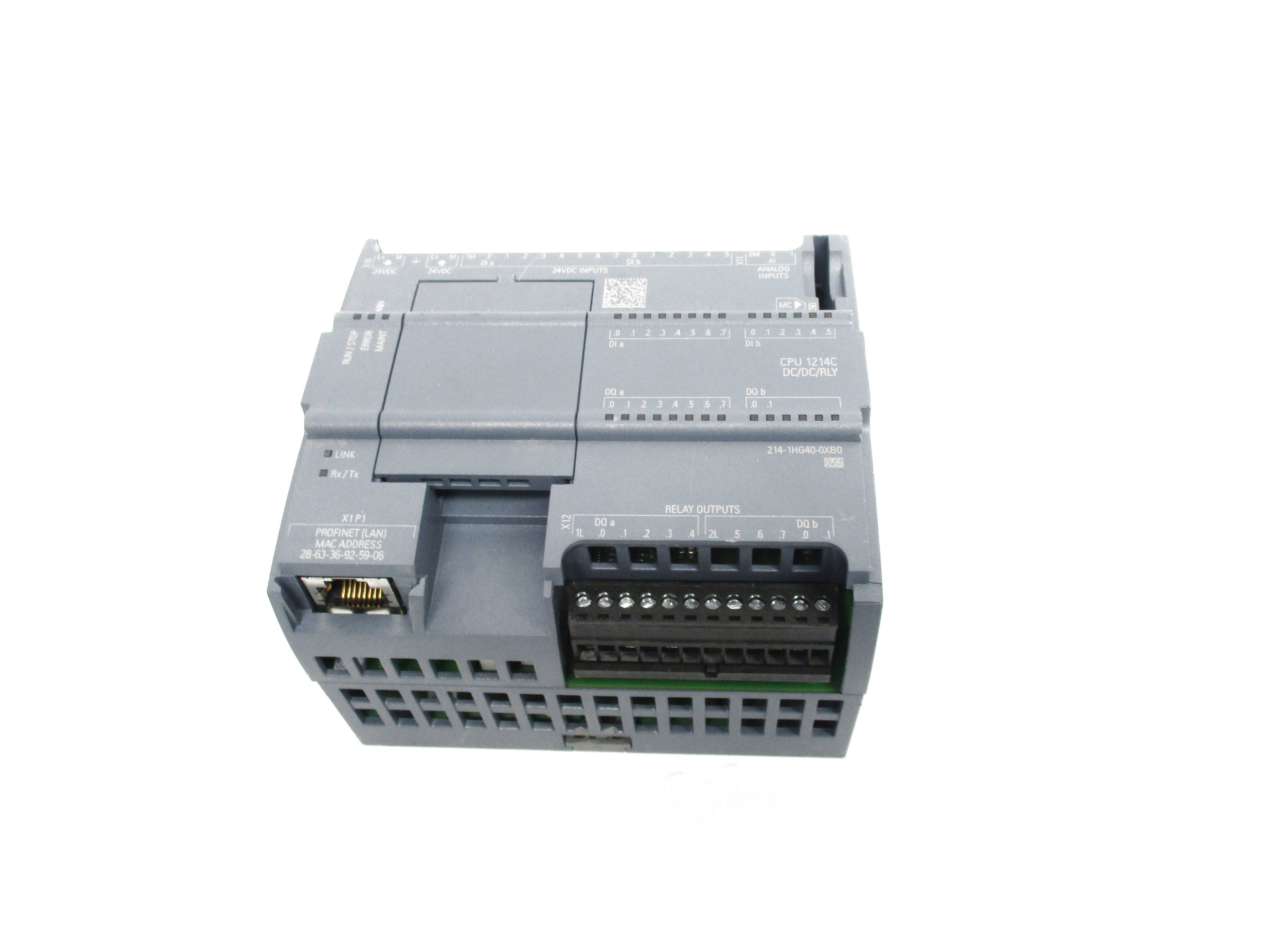 SIEMENS 6ES7214-1HG40-0XB0 24VDC 1.5A UNMP