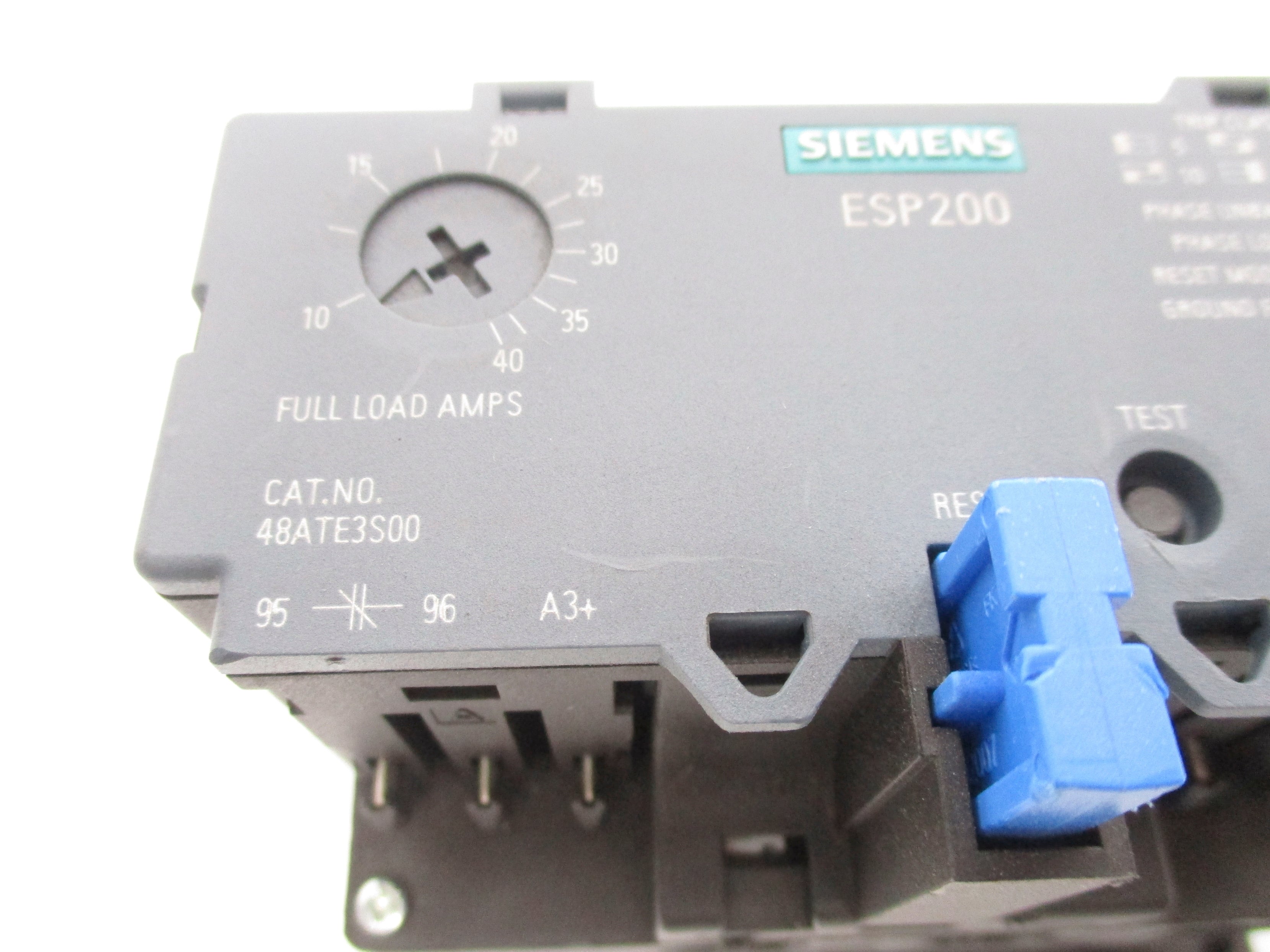 SIEMENS 48ATE3S00 600VAC 10-40 AMPS NSNP