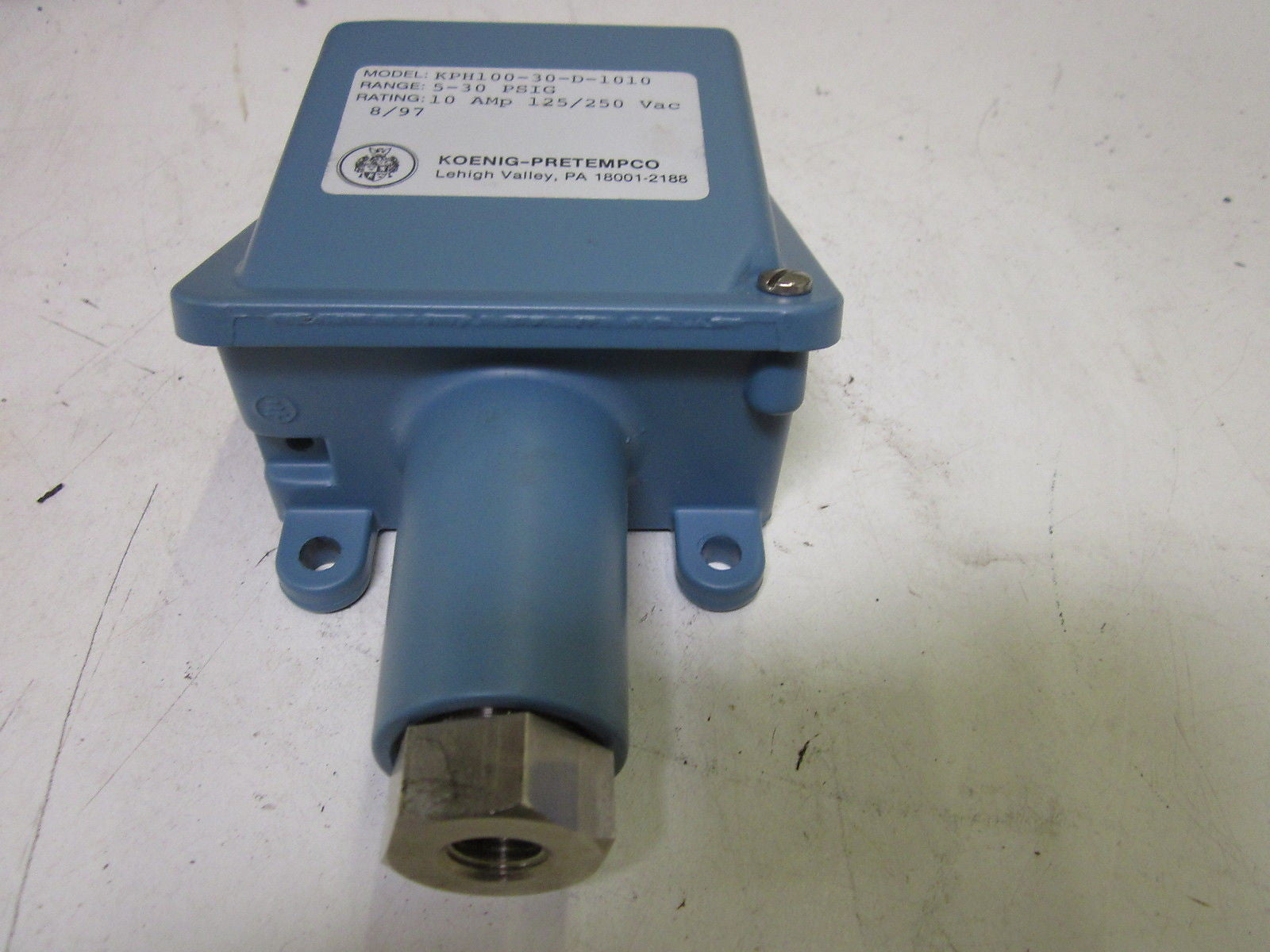 KOENIG-PRETEMPCO KPH100-30-D-1010 *USED*
