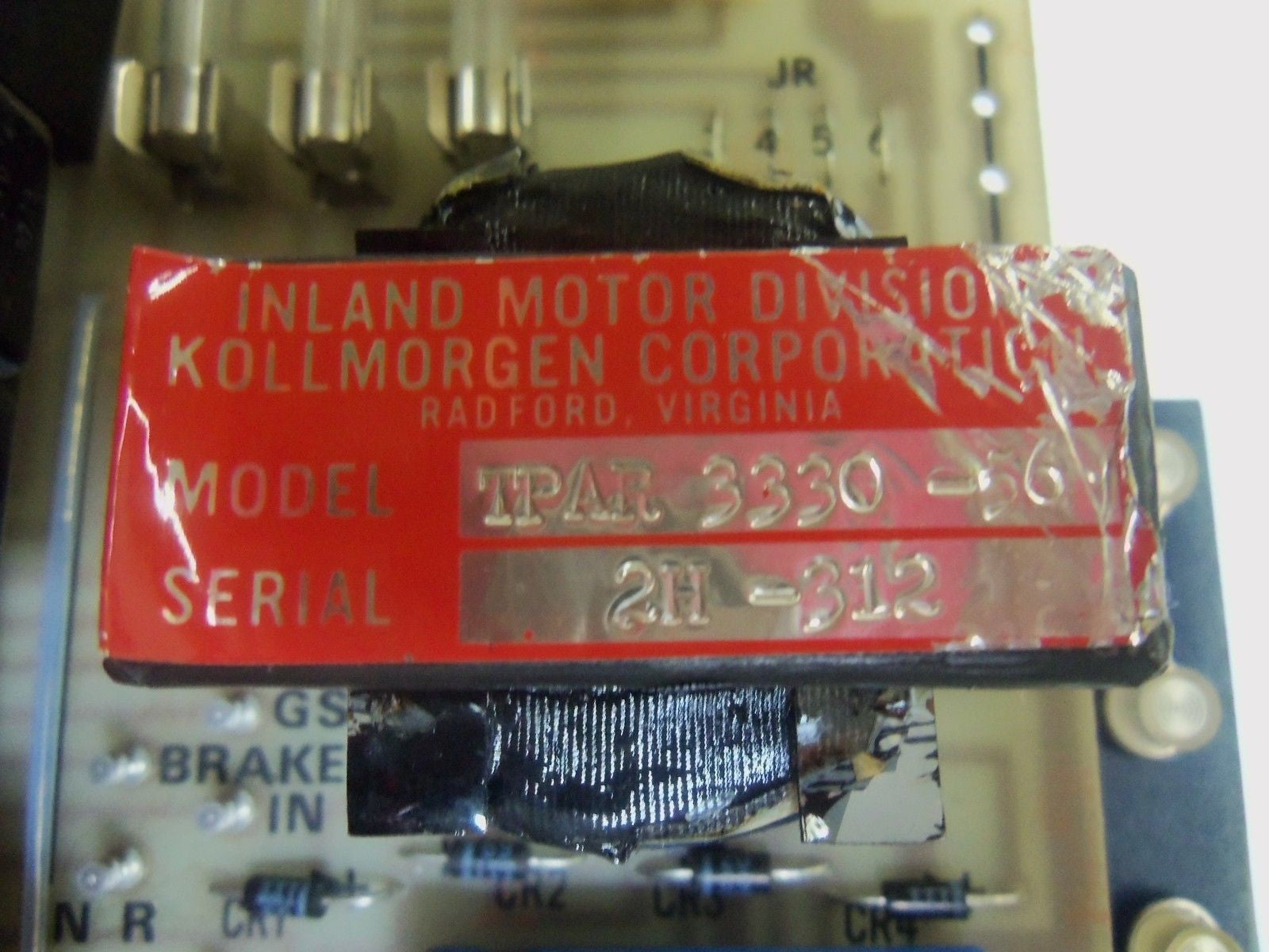 KOLLMORGEN TPAR 3330-56 *USED*