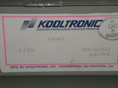 KOOLTRONIC KP40 *USED*