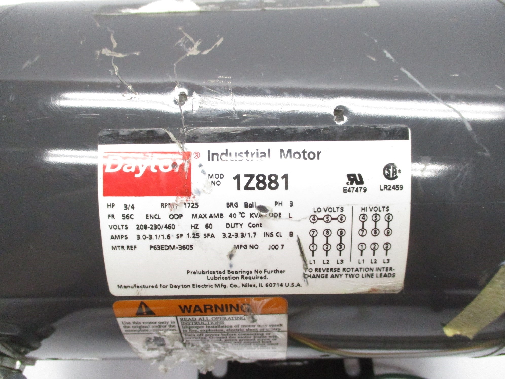 DAYTON 1Z881 UNMP