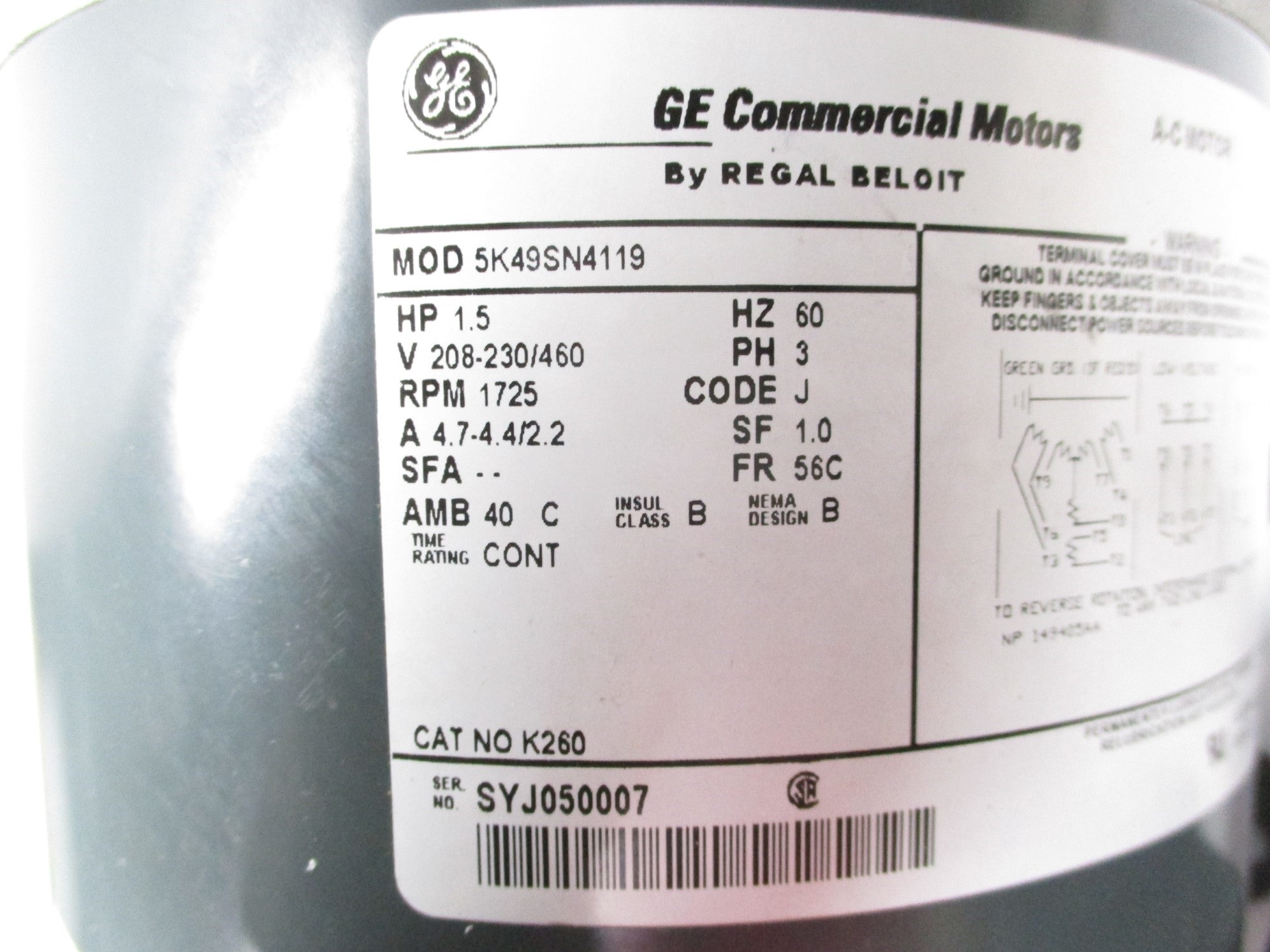 GENERAL ELECTRIC 5K49SN4119 NSNP