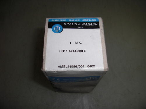 KRAUS & NAIMER DH11 A214-600E SWITCH *NEW IN BOX*