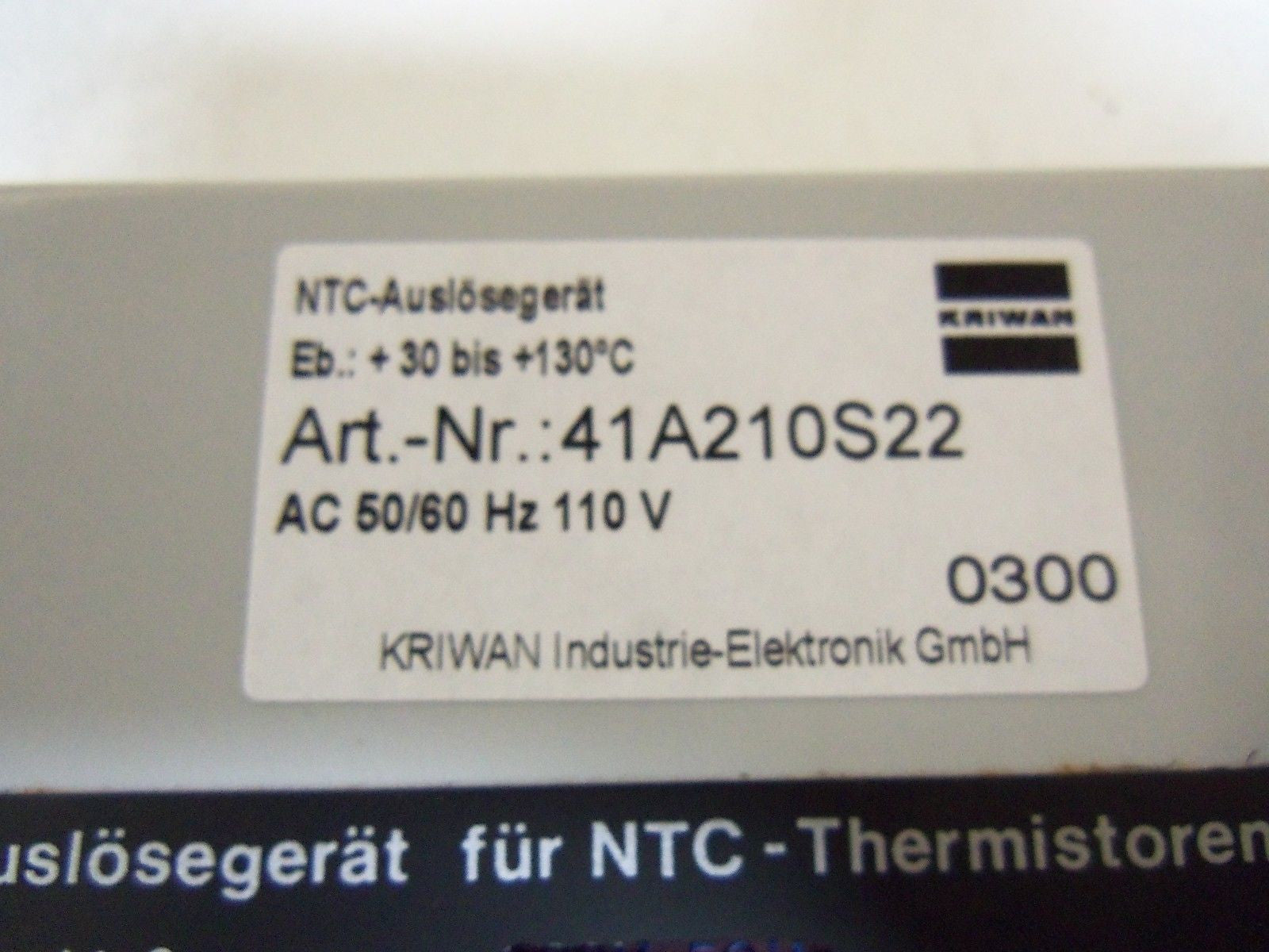 KRIWAN 41A210S22 *NEW IN BOX*