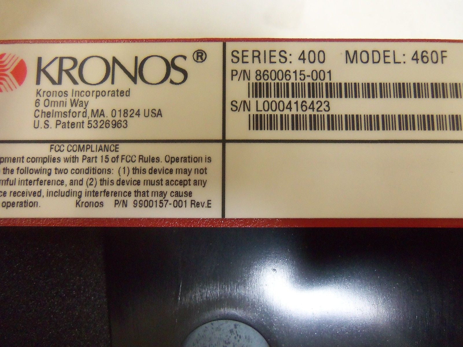 KRONOS 8600615-001 *NEW IN BOX*