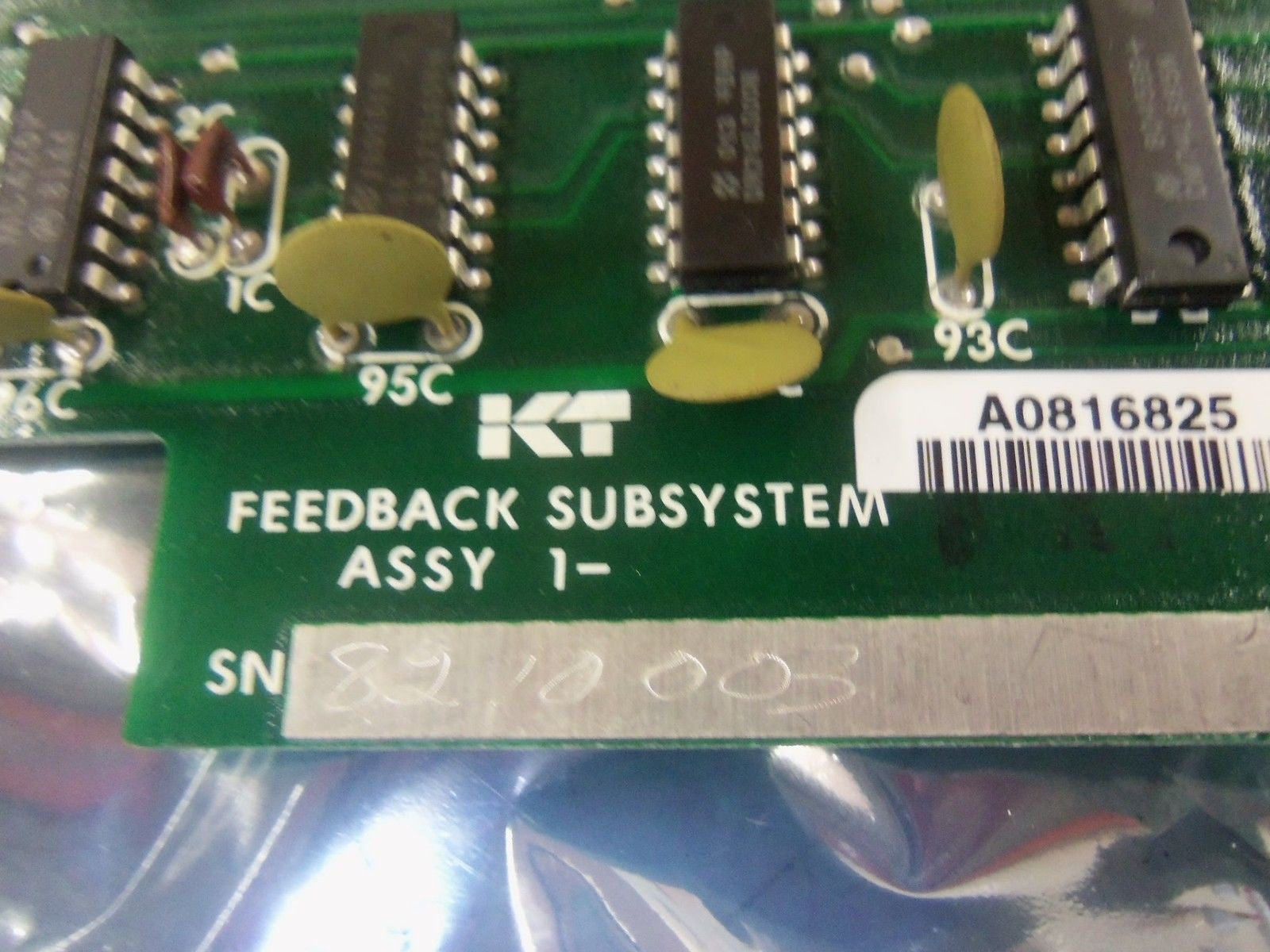 KT FEEDBACK SUBSYSTEM *USED*