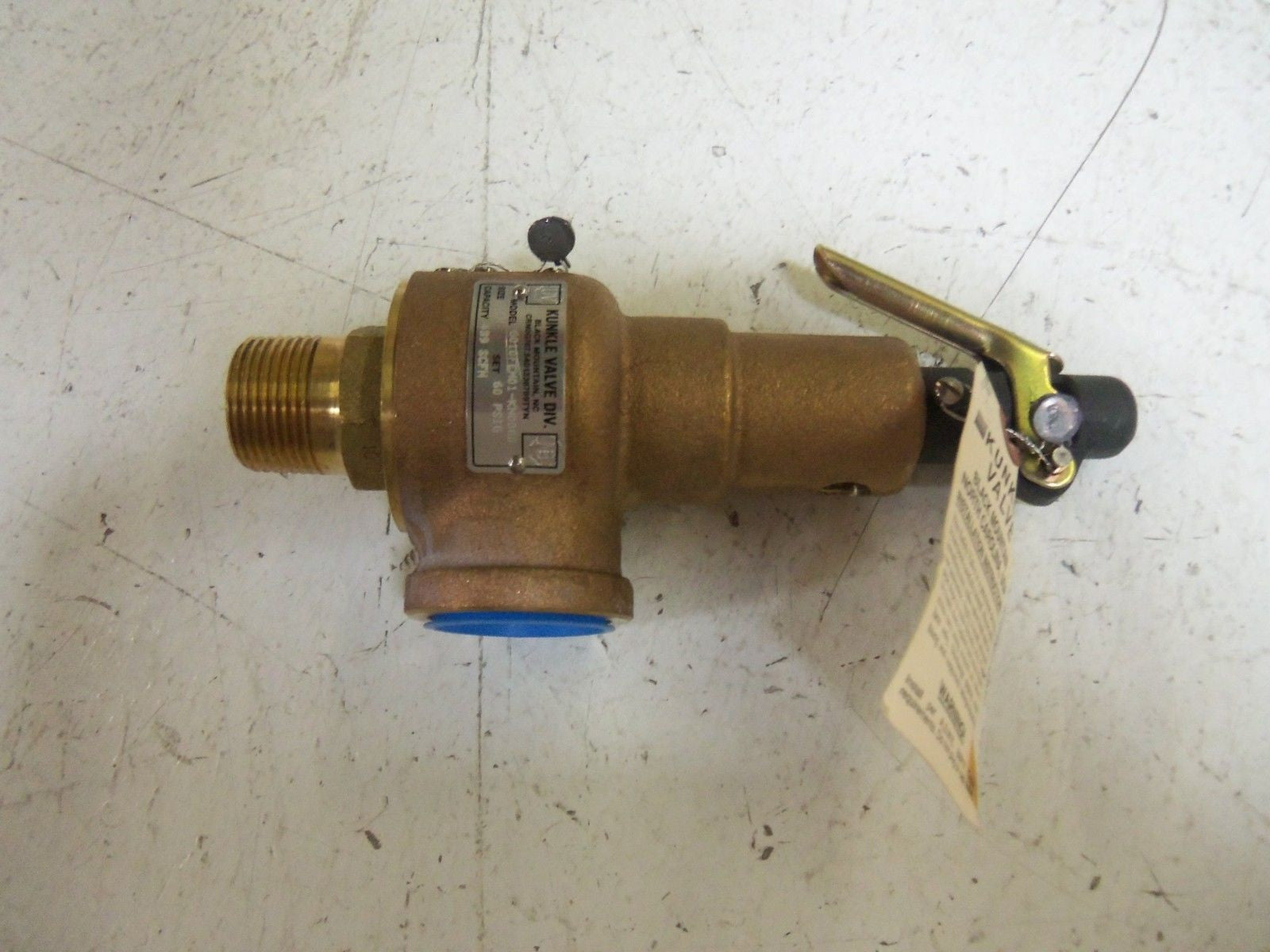 KUNKLE VALVE 6010FEM01-KM0060 VALVE *NEW NO BOX*