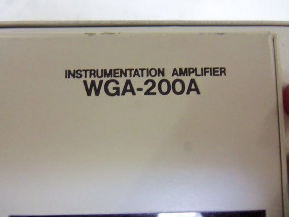 KYOWA WGA-200A INSTRUMENTATION AMPLIFIER WITH ENCLOSURE *USED*