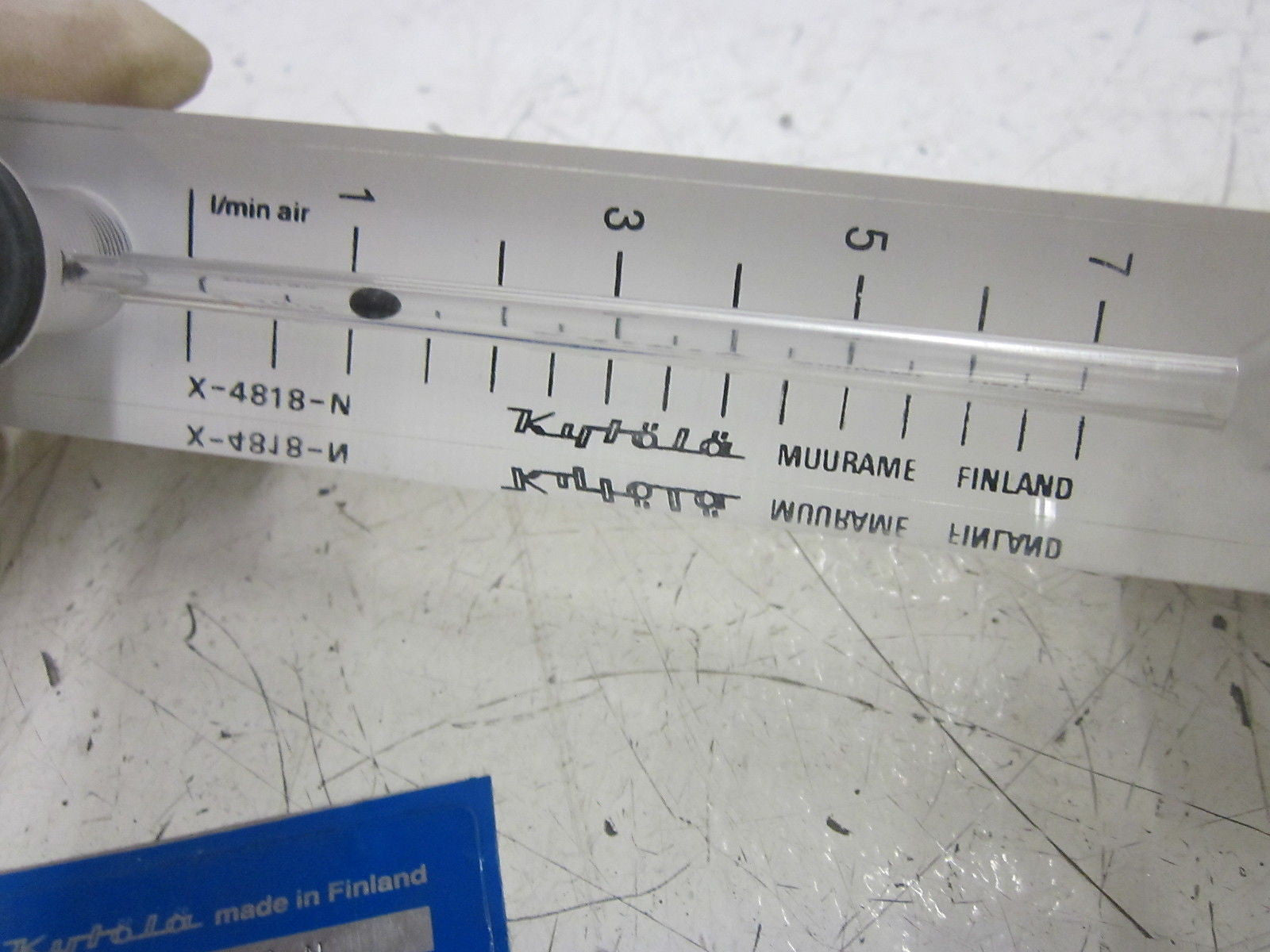 KYTOLA X-4818-N AIR METER 7/1MINUTE  *NEW IN BOX*