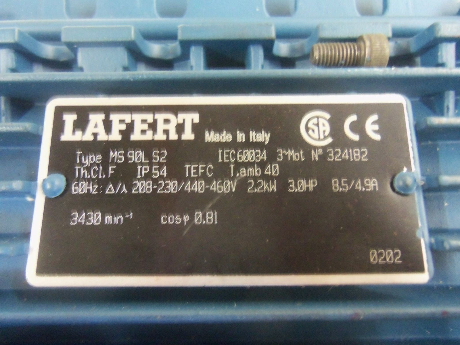 LAFERT MS90LS2 *NEW NO BOX*