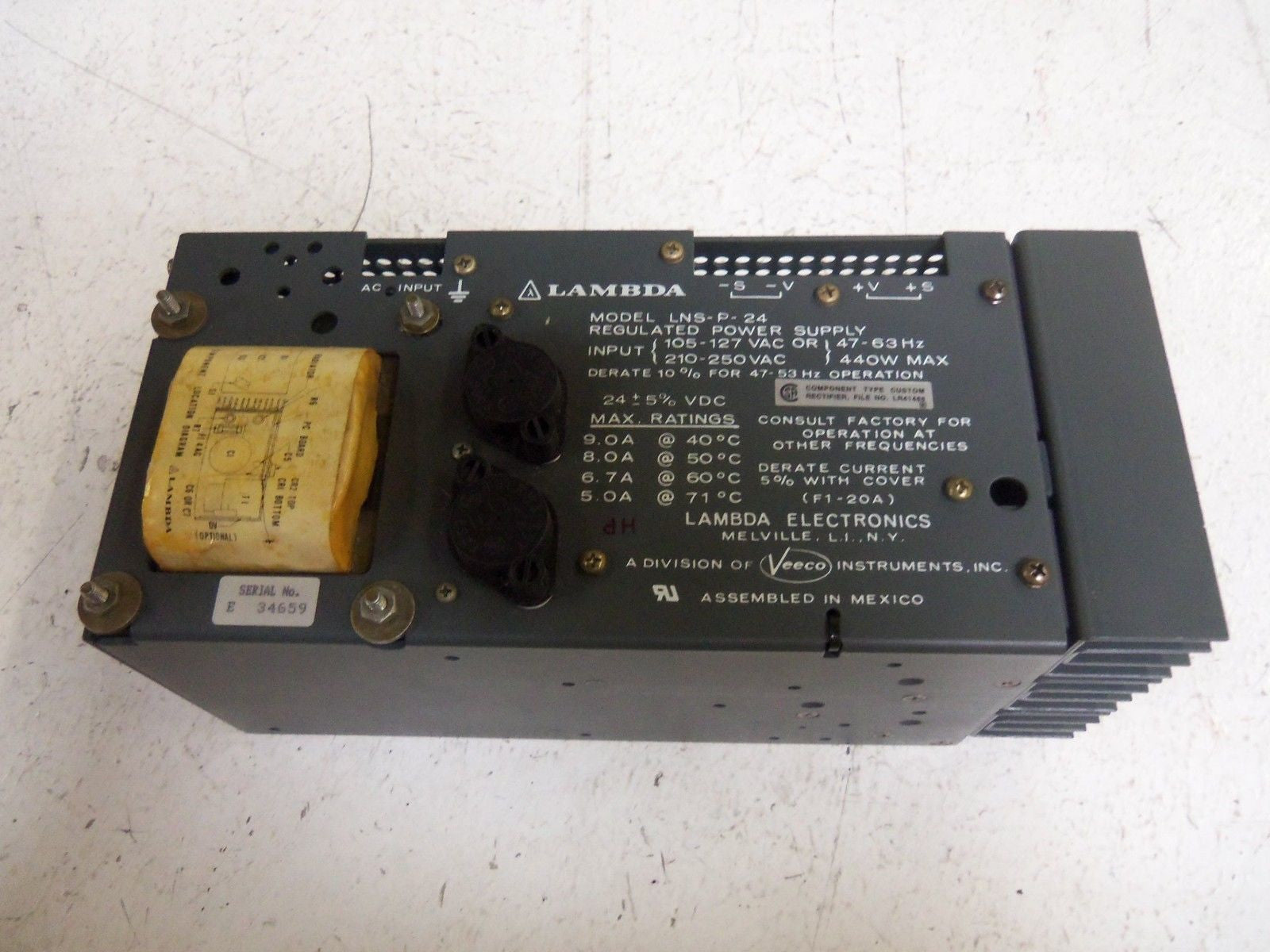 LAMBDA LNS-P-24 POWER SUPPLY *USED*