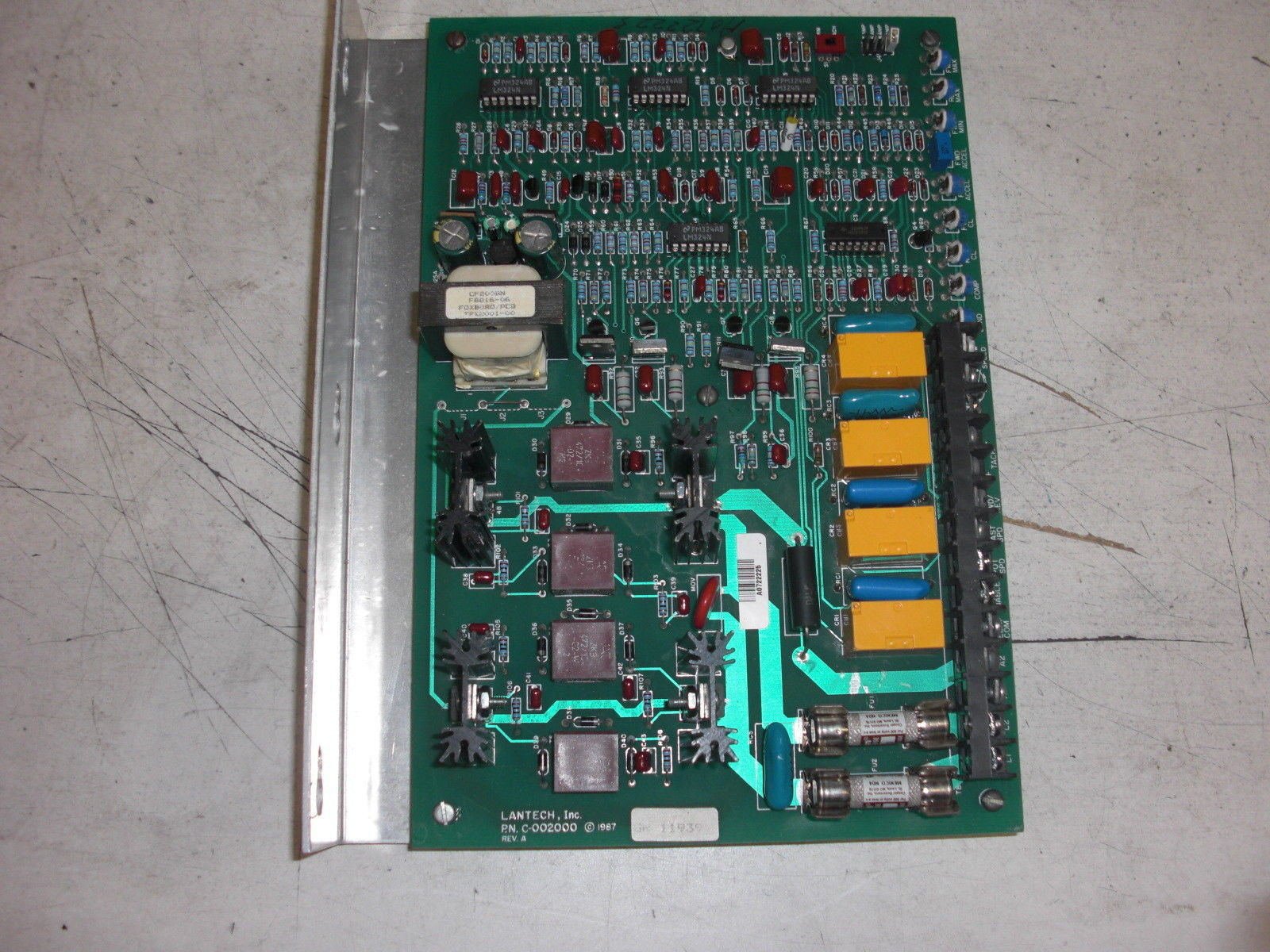 LANTECH C-002000 CONTROL BOARD (REPAIRED) *USED*
