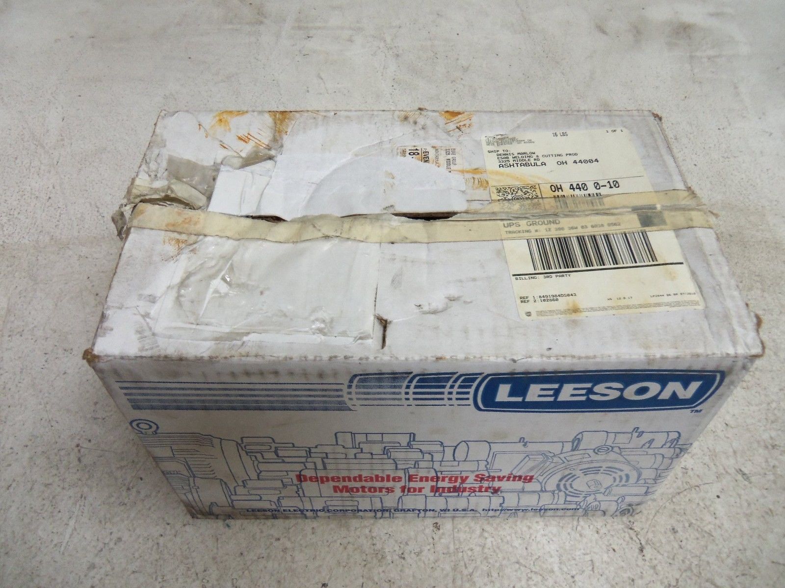 LEESON C4T17FC40 MOTOR NSMP