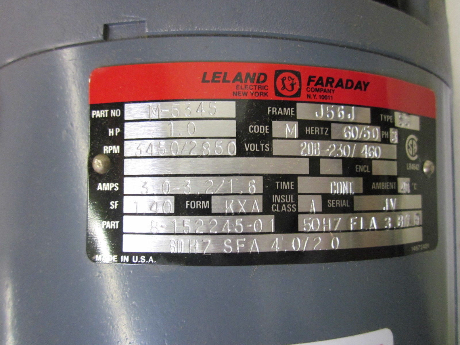 LEL AND FARADAY M-5345 *NEW IN BOX*