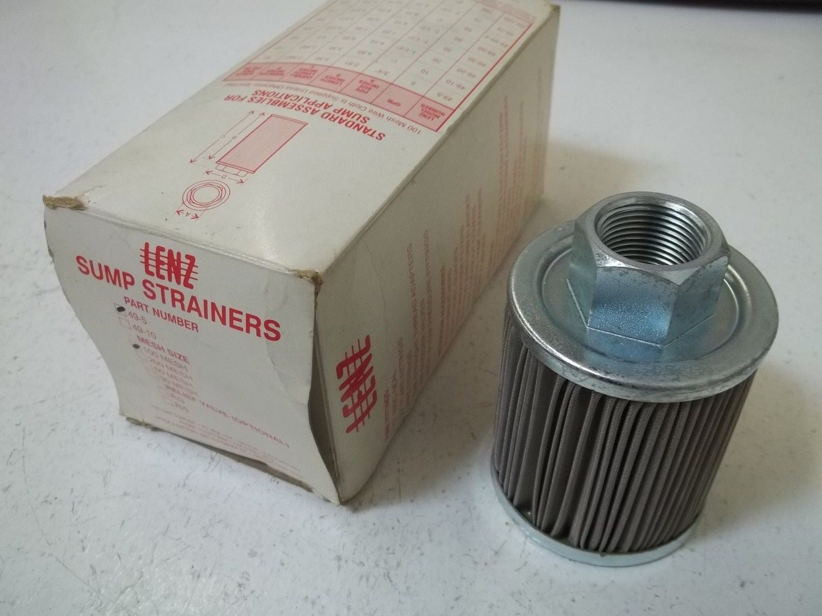 LENZ 49-5-100MESH *NEW IN BOX*