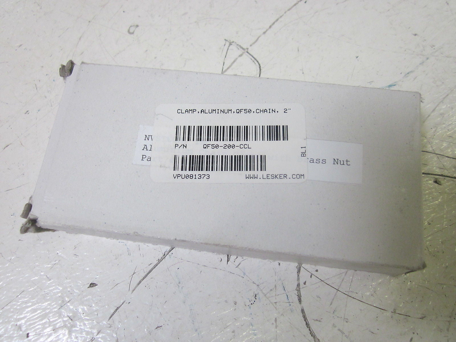 LESKER QF50-200-CCL ALUMINUM CLAMP CHAIN 2" *NEW IN BOX *