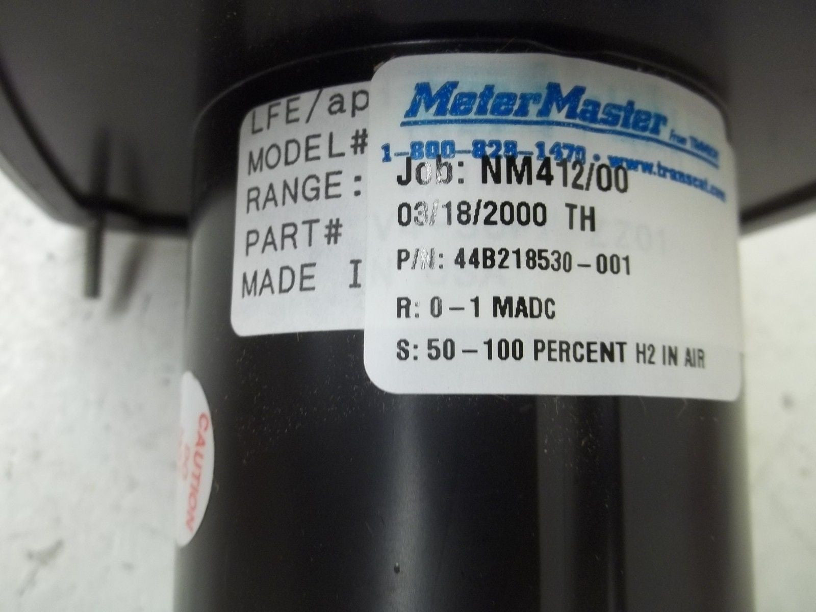 LFE 44B218530-001 PURITY METER HYDROGEN *NEW IN BOX*