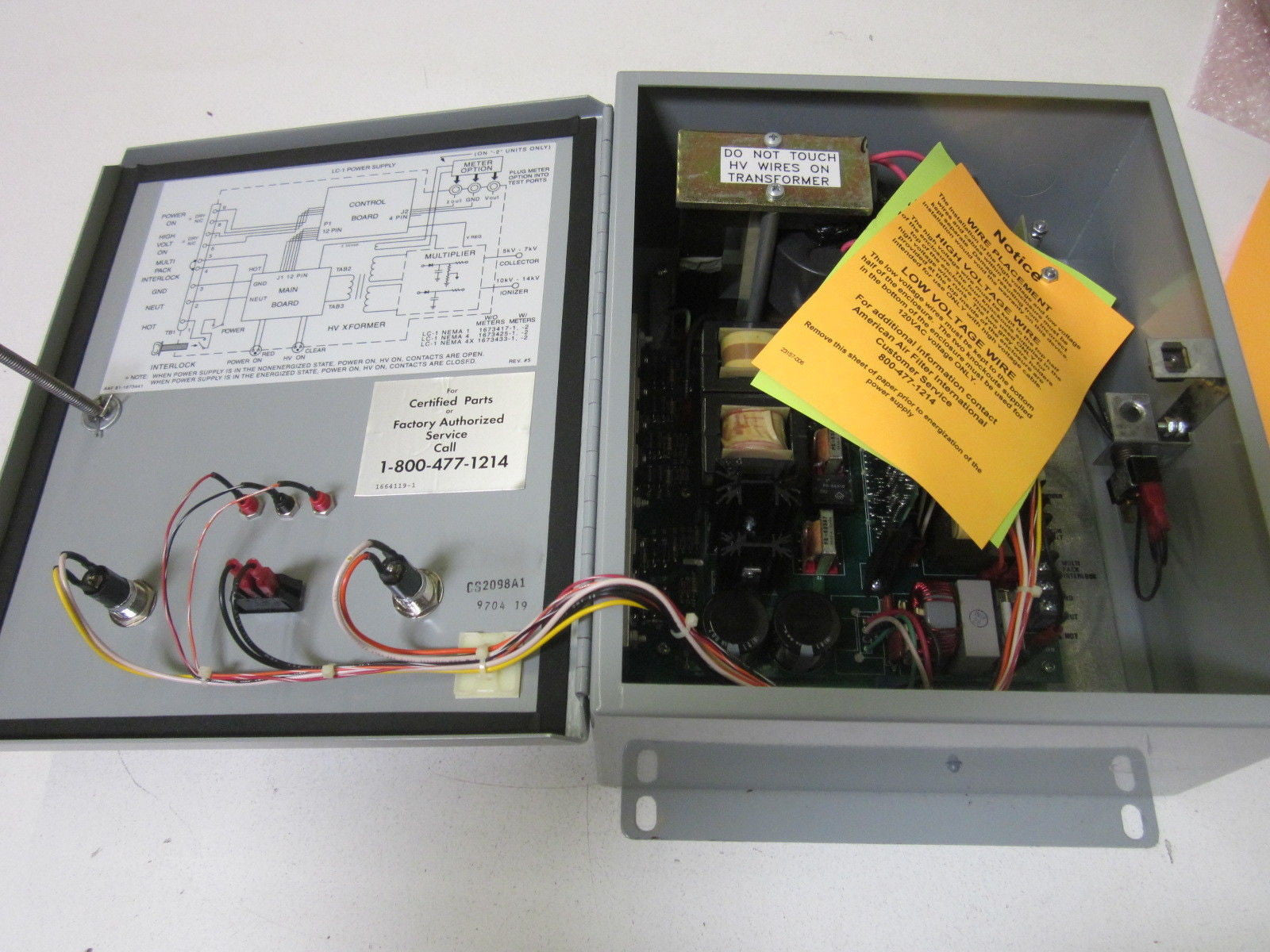 LC1 ELECTRONIC AIR CLEANER POWER SUPPLY *NEW NO BOX*
