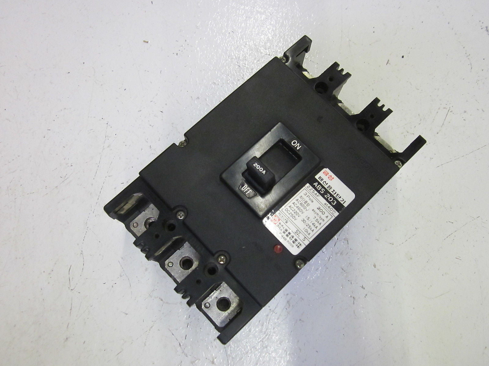 LG ABS 203 CIRCUIT BREAKER 3P 200A 600V *NEW NO BOX*