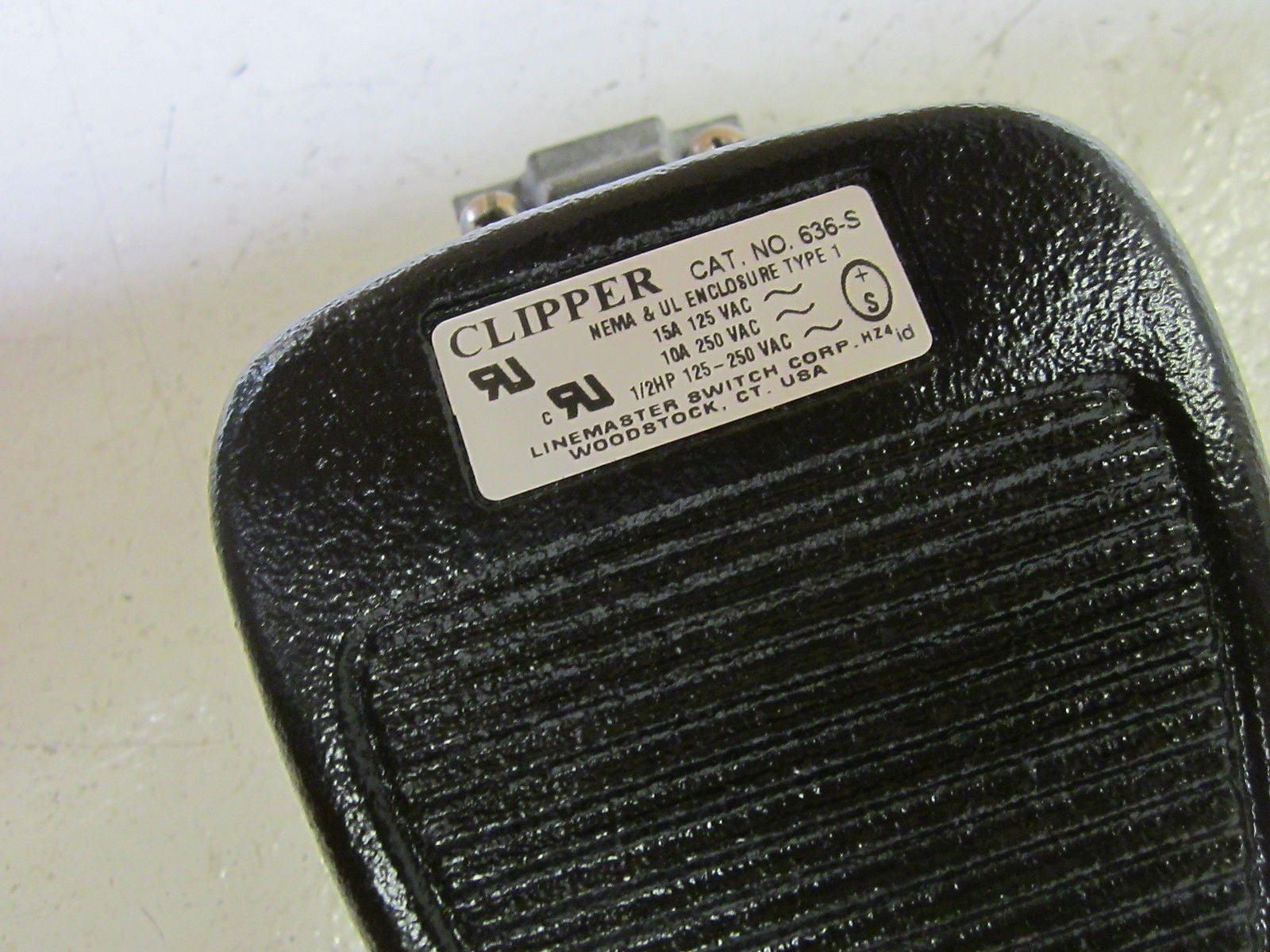 LINEMASTER 4A713 FOOT SWITCH 250VAC *NEW IN BOX*