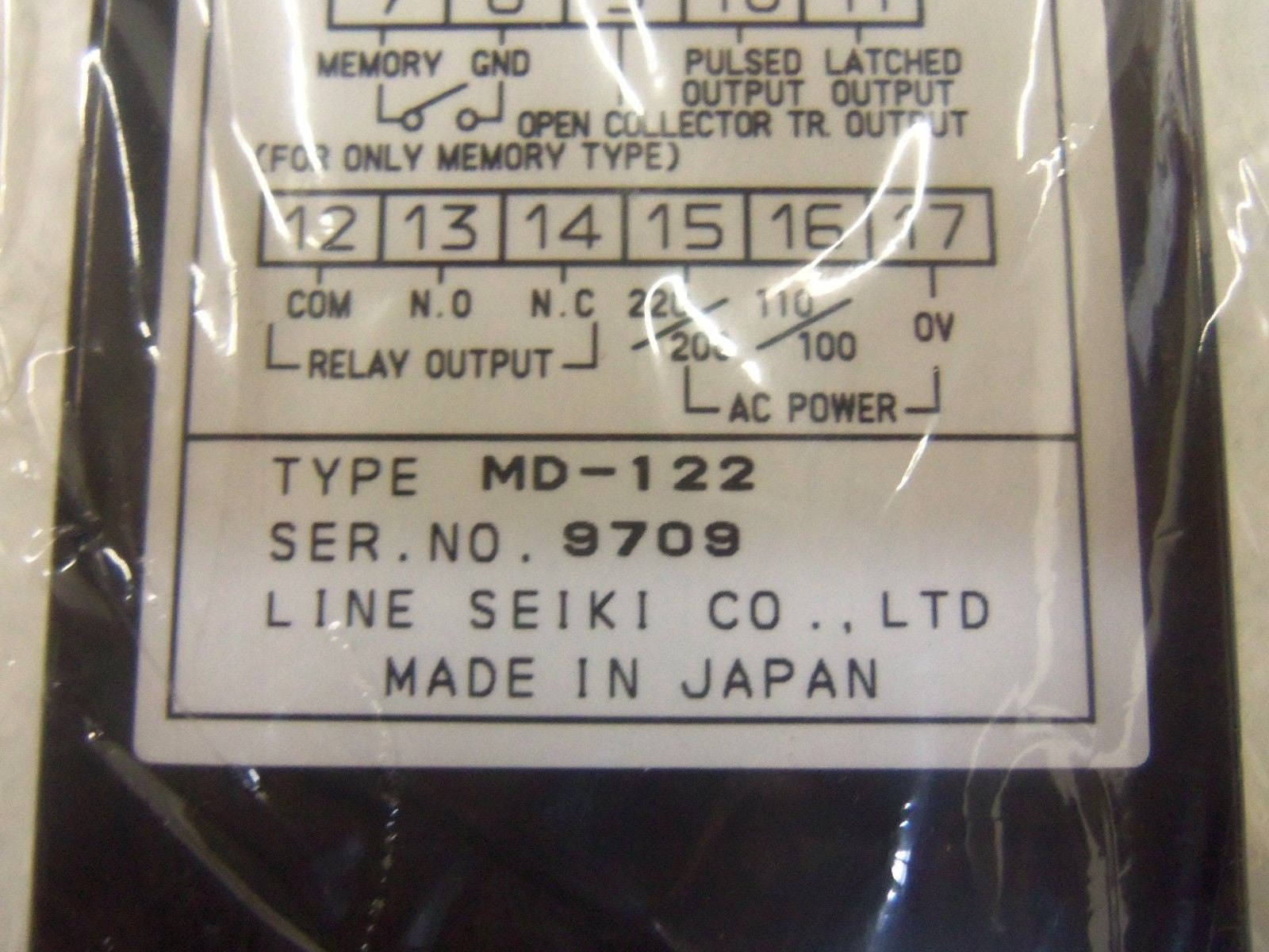 LINE SEIKI MD-122 COUNTER *NEW IN BOX*