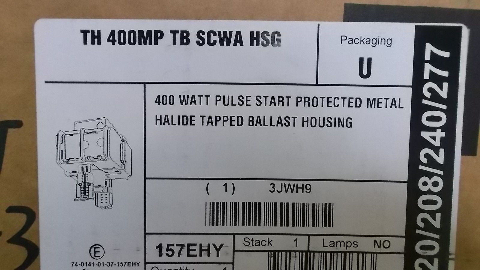 LITHONIA TH400MPTBSCWAHSG BALLAST *NEW IN BOX*