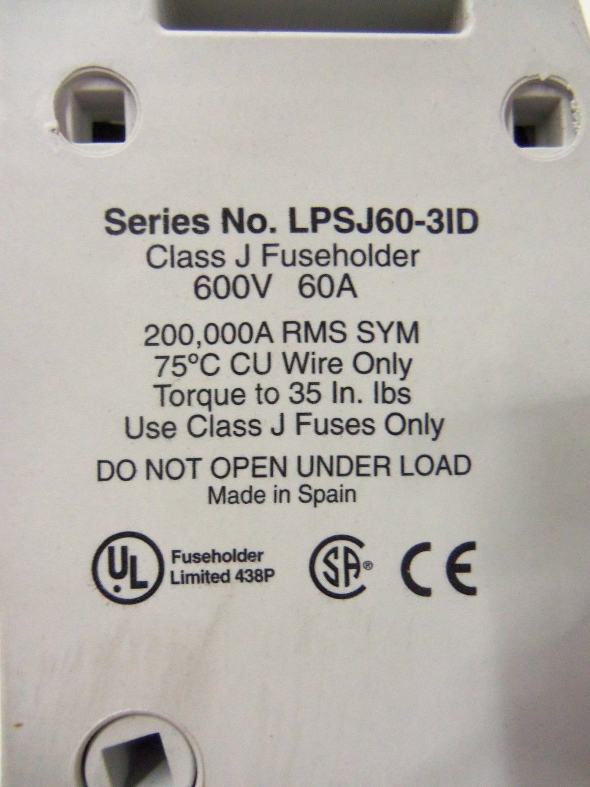 LITTELFUSE LPSJ60-3ID *USED*