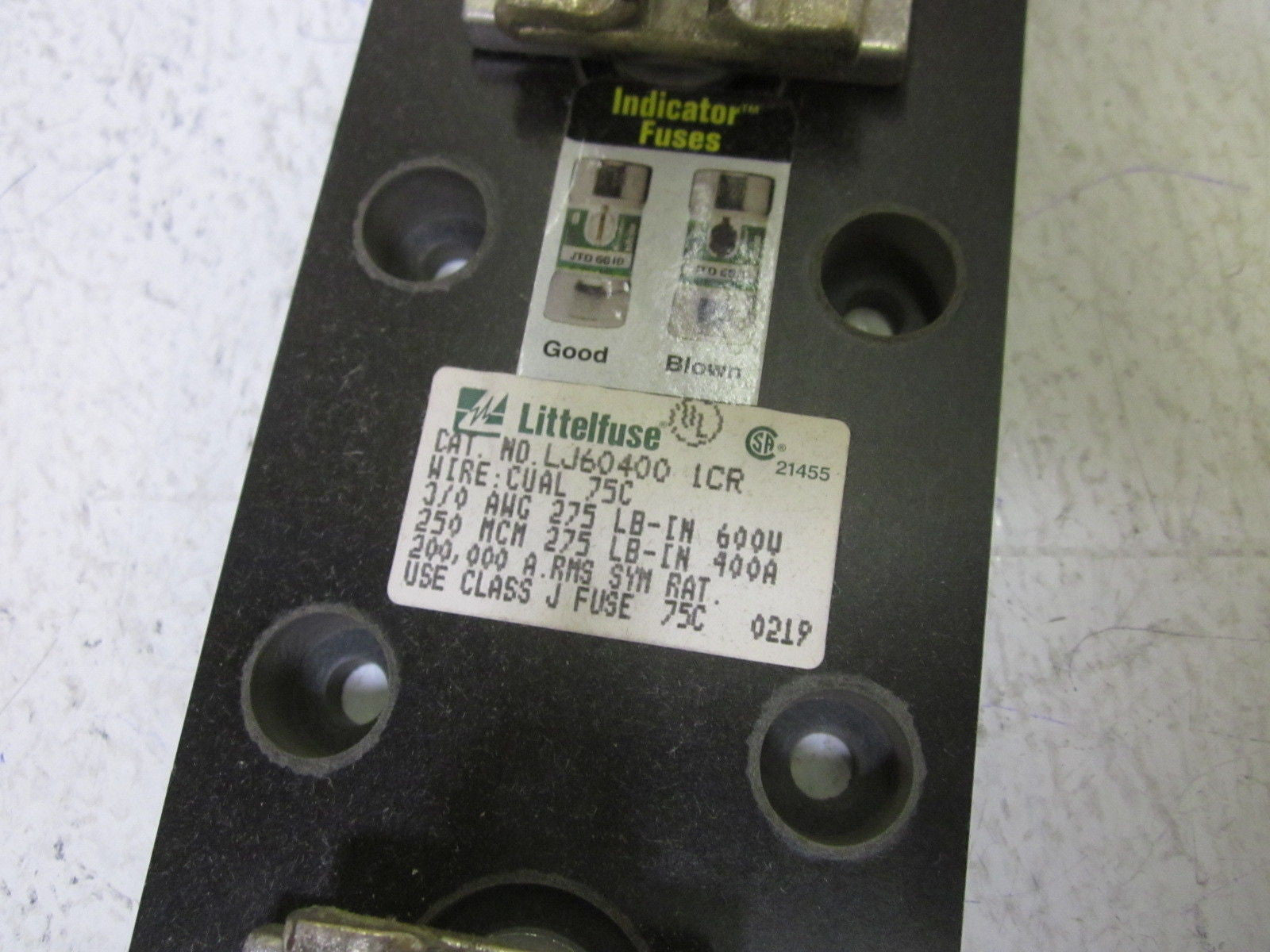 LITTLEFUSE LJ604001CR FUSEHOLDER *NEW IN BOX*
