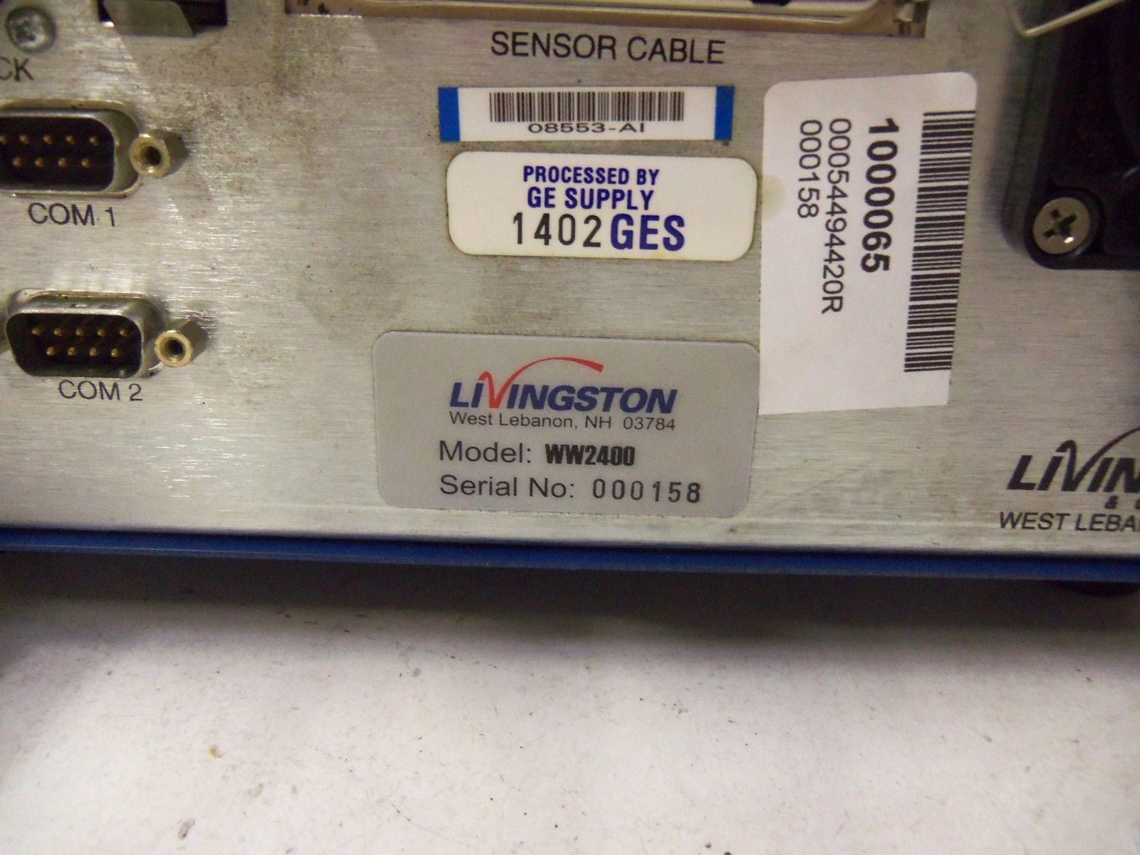LIVINGSTON WELDWISE2400 WW2400 RESISTANCE WELD MONITOR *USED*