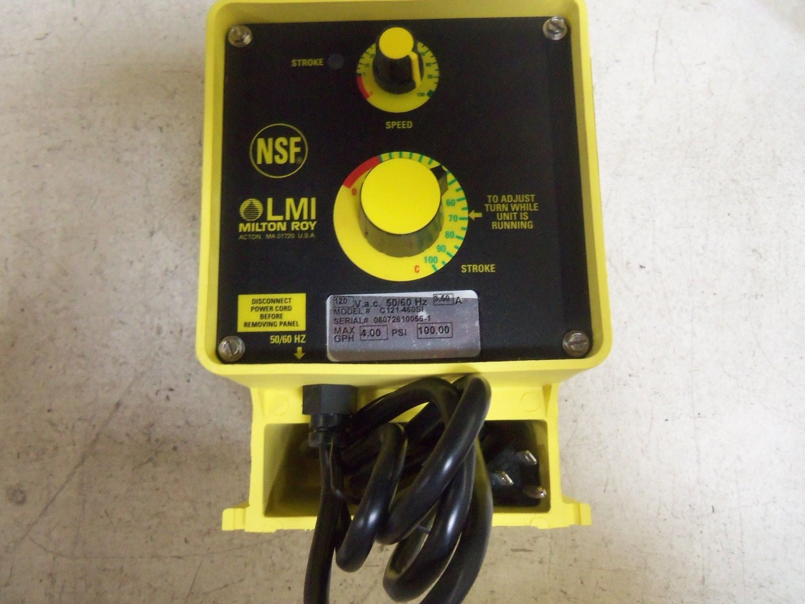 LMI C121-460SI PUMP *NEW IN BOX*