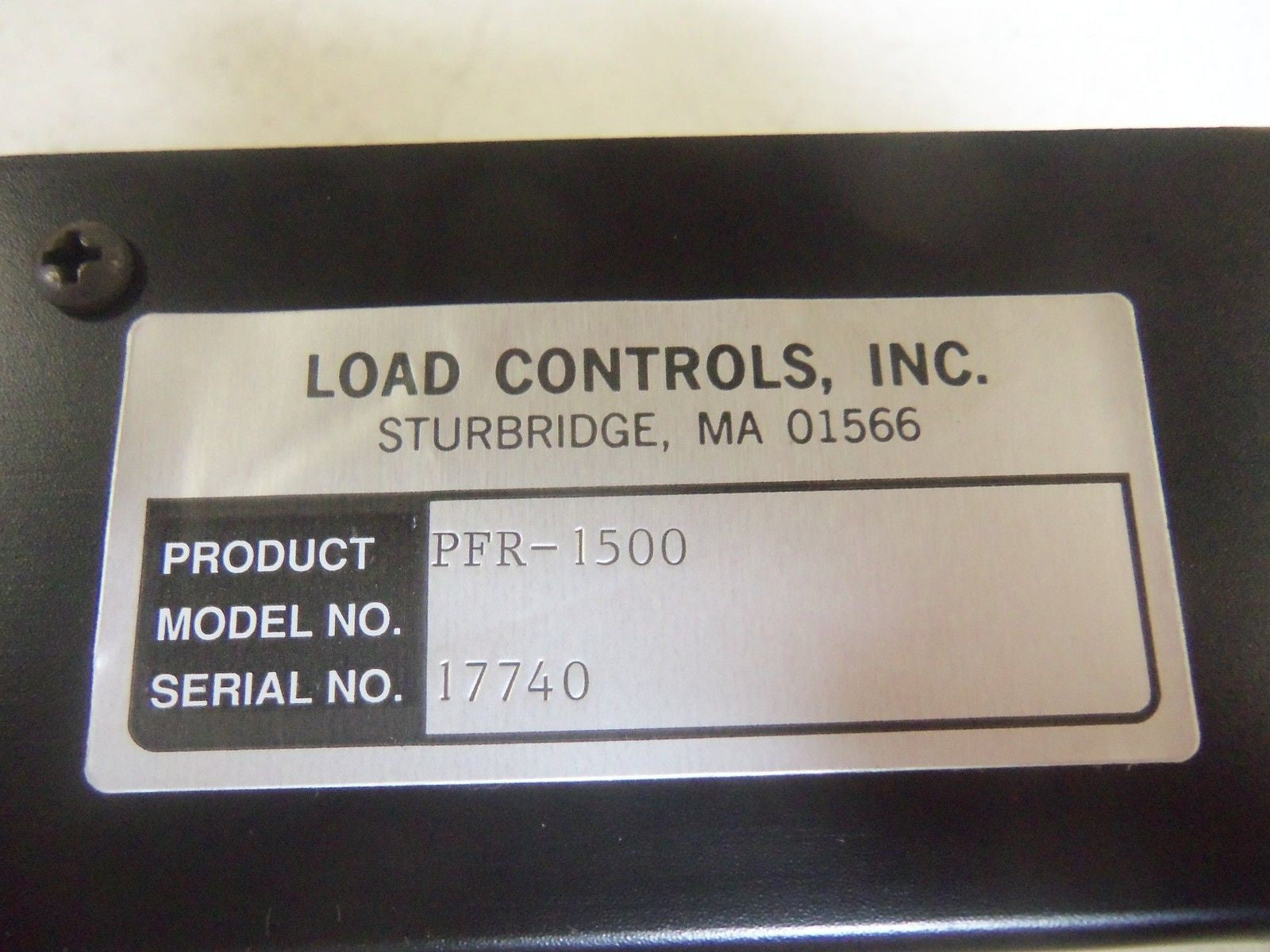 LOAD CONTROLS PFR-1500 LOAD CONTROL *NEW NO BOX*