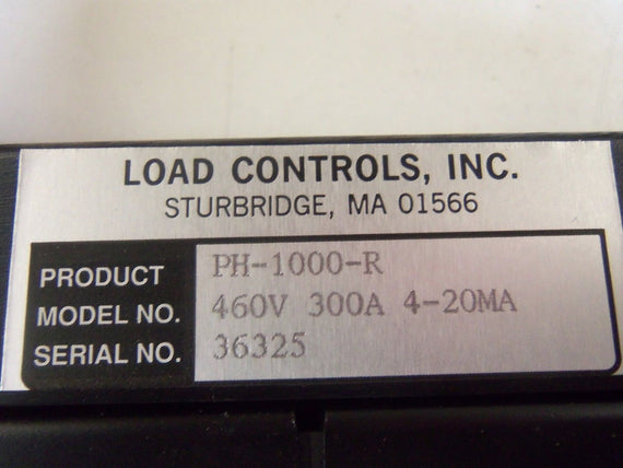 LOAD CONTROLS PH-1000-R *NEW NO BOX*