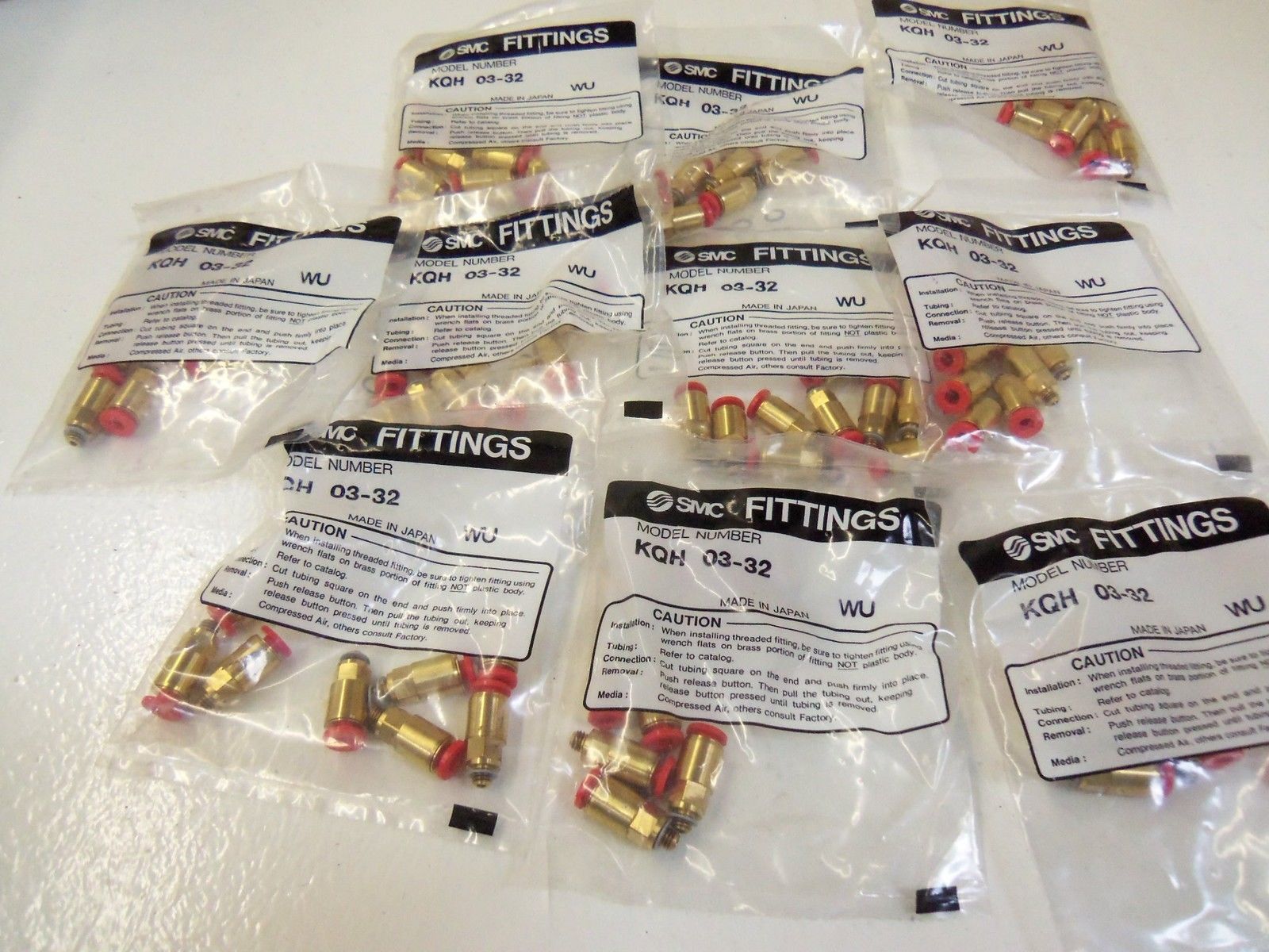 LOT OF 100 SMC KQH03-32 *NEW IN BOX*