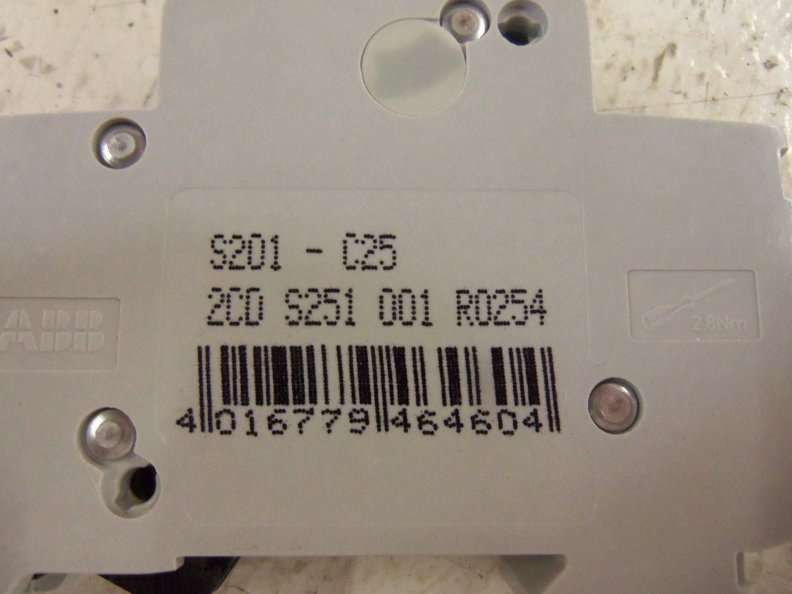 LOT OF 10 ABB S201-C25 CIRCUIT BREAKER *NEW IN BOX*