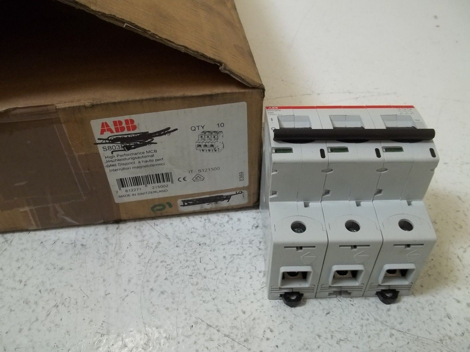 LOT OF 10 ABB S803PV *NEW IN BOX*